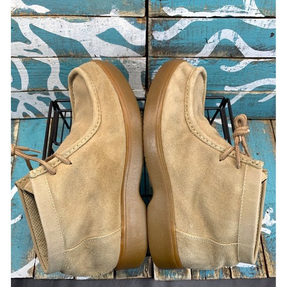 No Boundries Mens Size 10 Hogan Ankle Moc Chukka Boots Beige Suede 5031122 main image 8